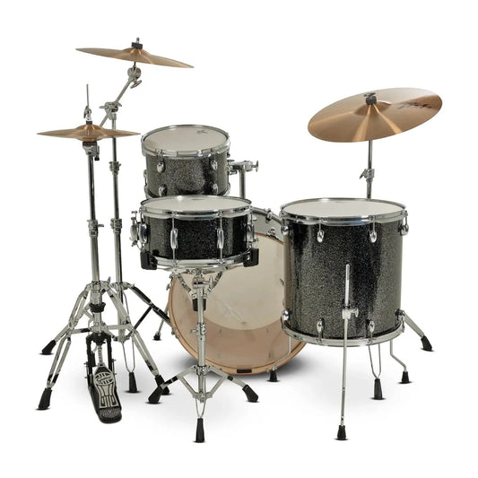 Gretsch Catalina Maple CM2 4pc Drum Set 22/12/16/14 Black Stardust