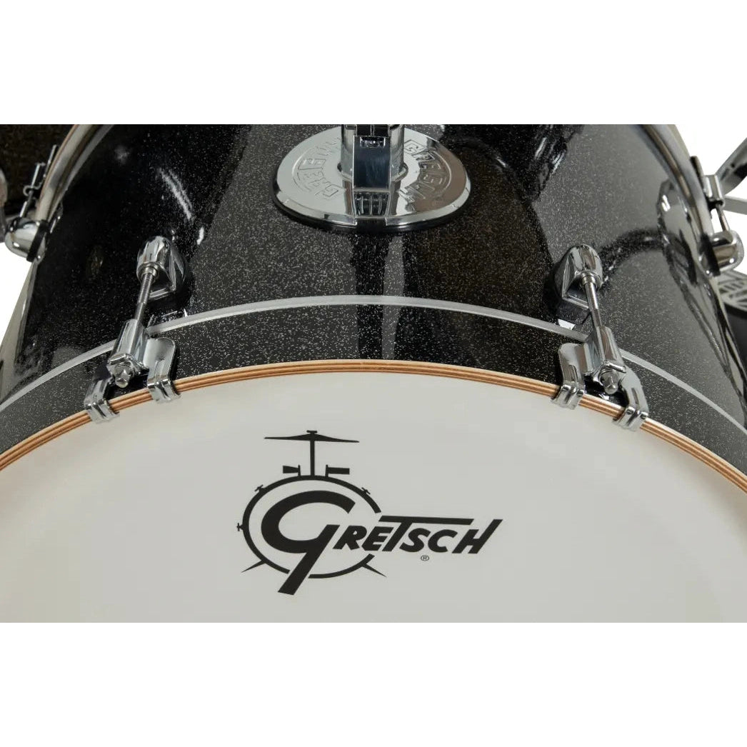 Gretsch Catalina Maple CM2 4pc Drum Set 22/12/16/14 Black Stardust