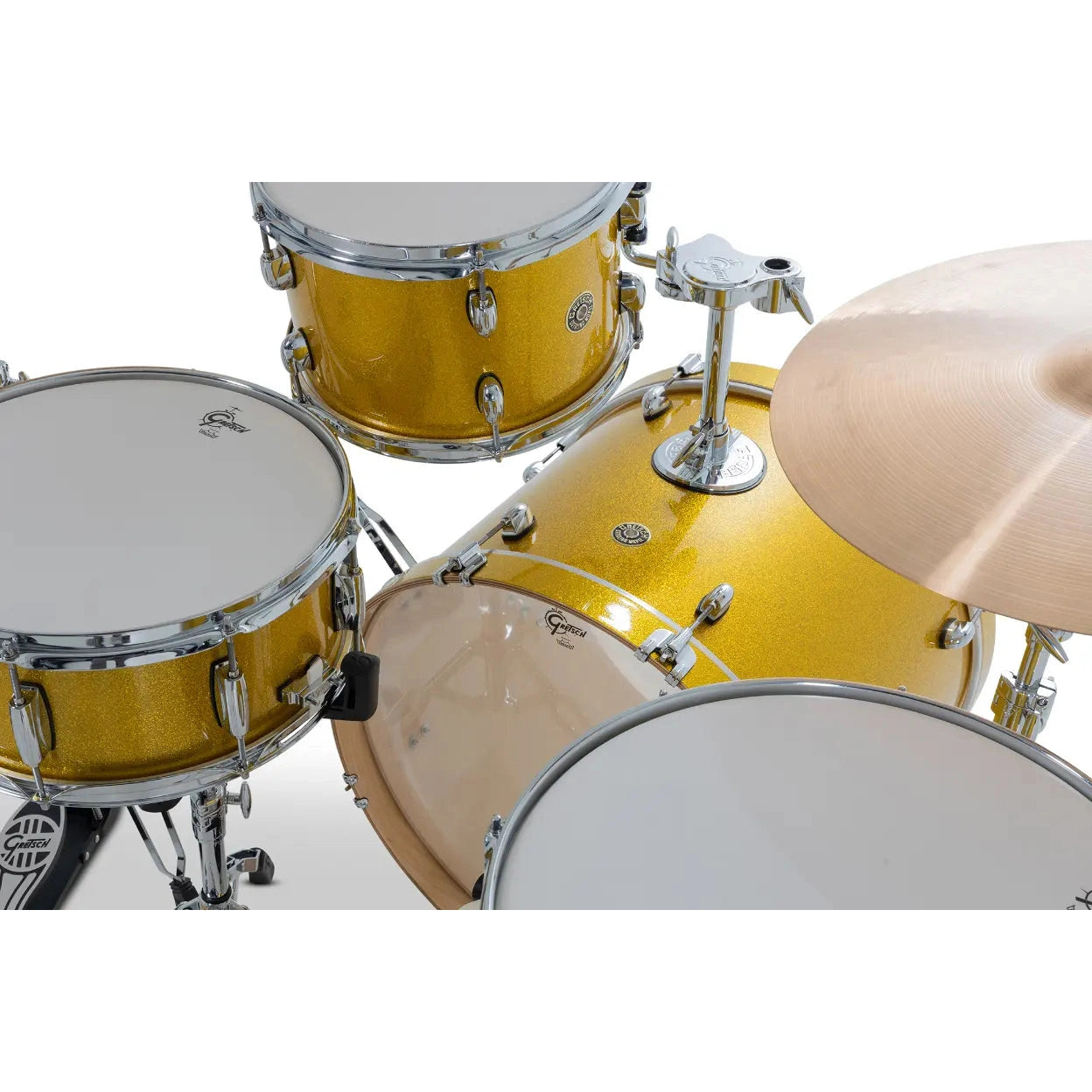 Gretsch Catalina Maple CM2 4pc Drum Set 22/12/16/14 Lemon Sparkle