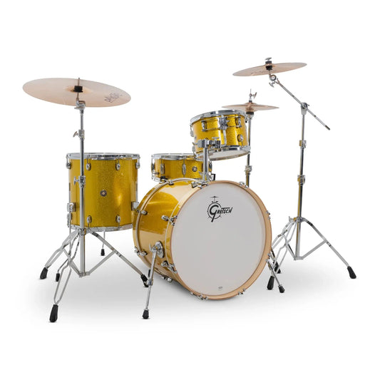 Gretsch Catalina Maple CM2 4pc Drum Set 22/12/16/14 Lemon Sparkle