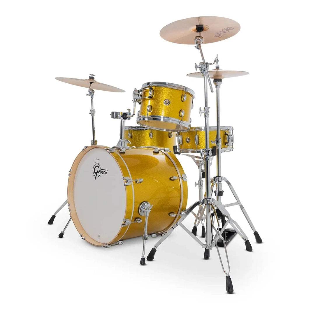 Gretsch Catalina Maple CM2 4pc Drum Set 22/12/16/14 Lemon Sparkle