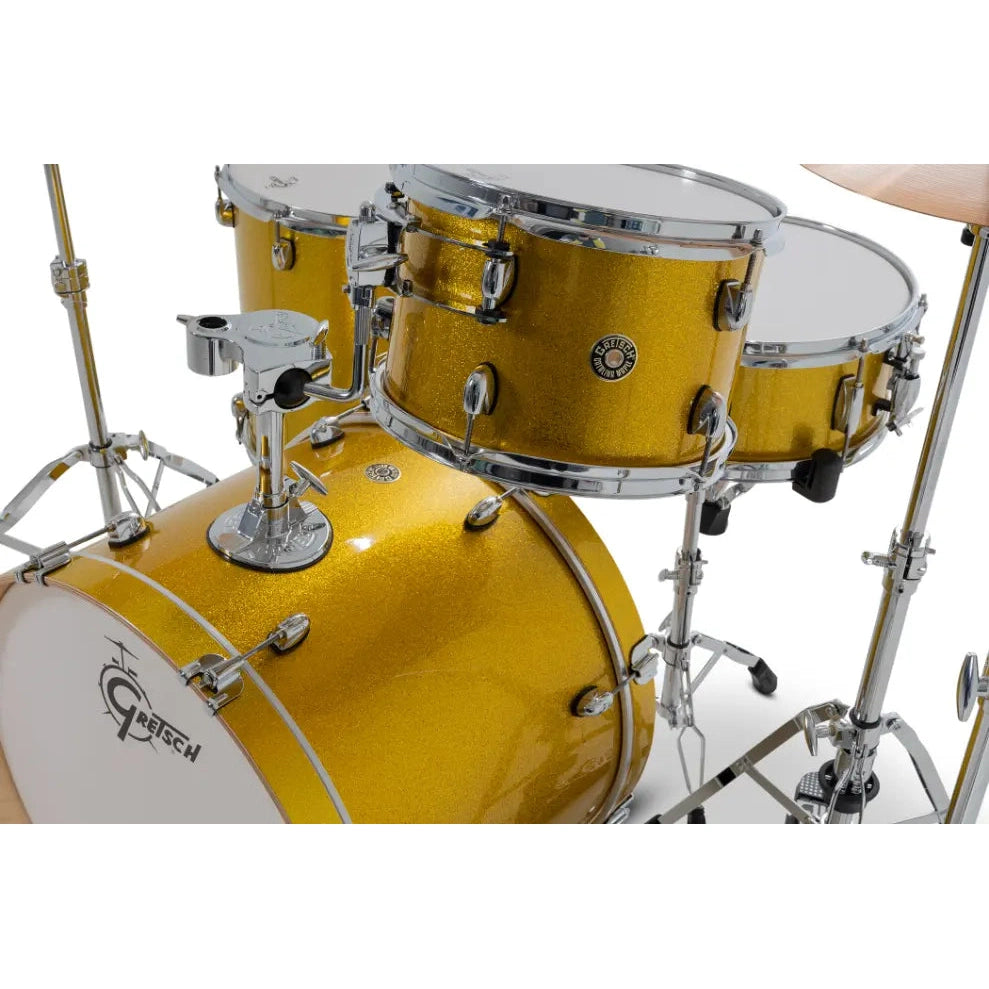 Gretsch Catalina Maple CM2 4pc Drum Set 22/12/16/14 Lemon Sparkle