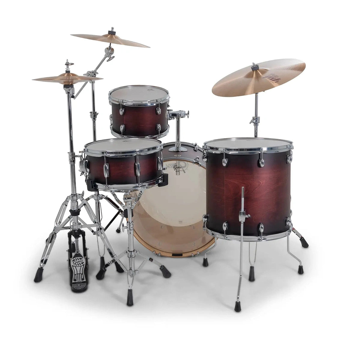 Gretsch Catalina Maple CM2 4pc Drum Set 22/12/16/14 Satin Deep Cherry Burst