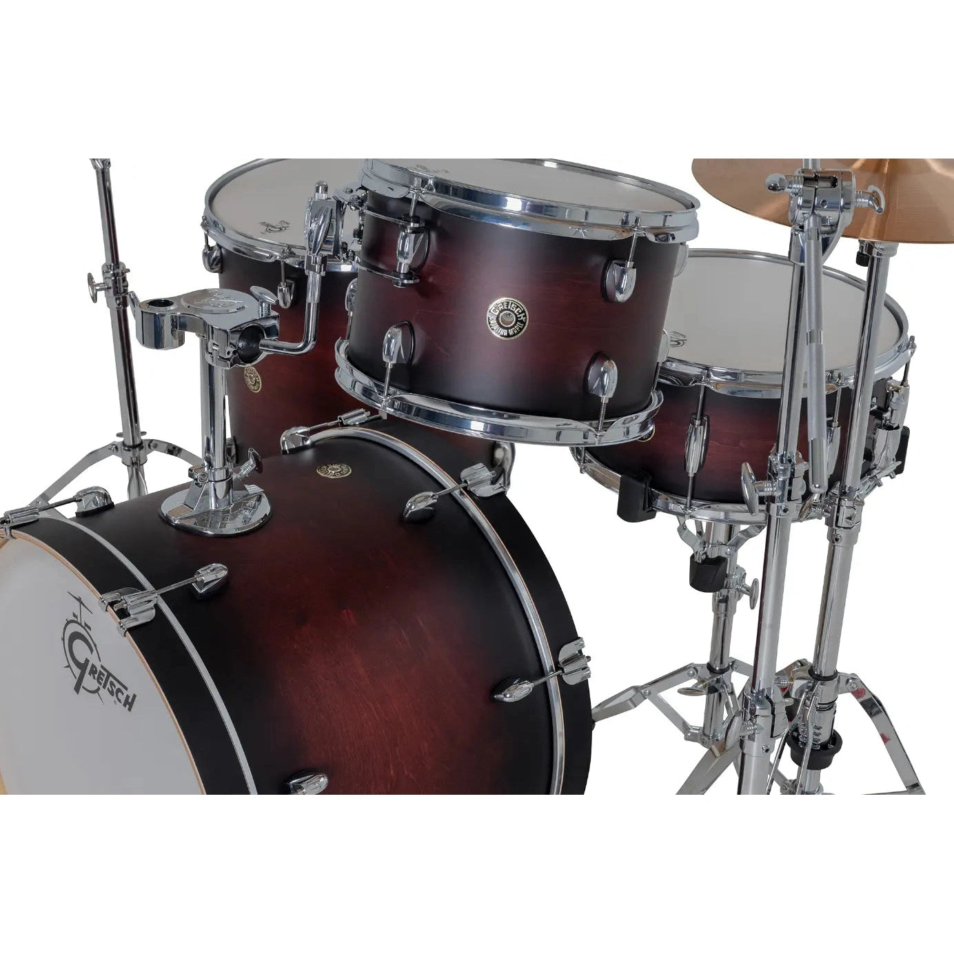 Gretsch Catalina Maple CM2 4pc Drum Set 22/12/16/14 Satin Deep Cherry Burst