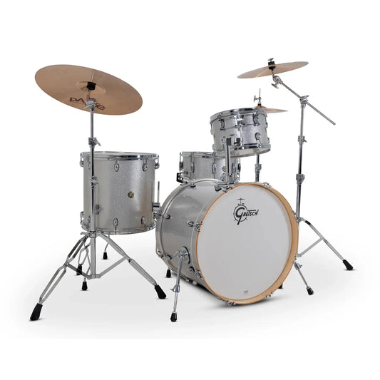 Gretsch Catalina Maple CM2 4pc Drum Set 22/12/16/14 Silver Sparkle
