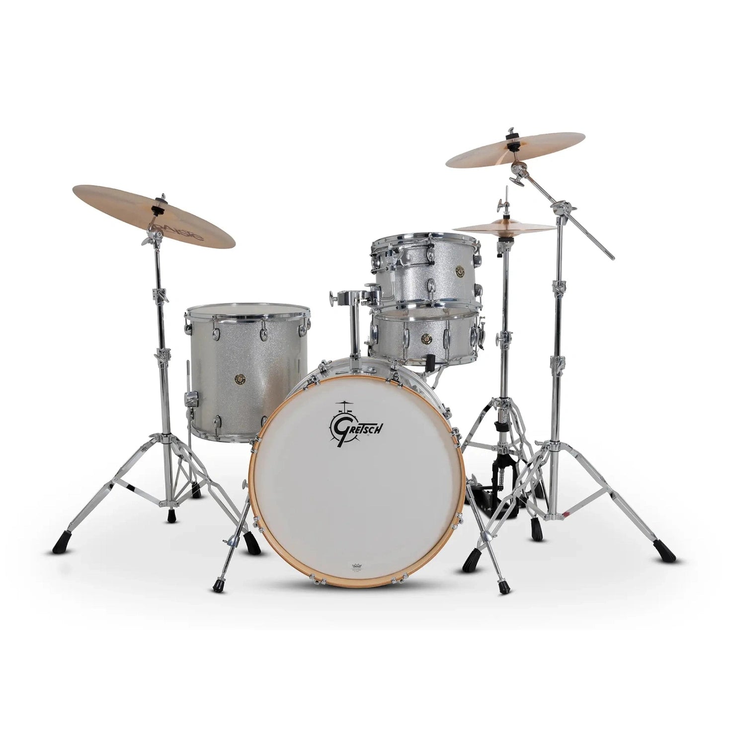 Gretsch Catalina Maple CM2 4pc Drum Set 22/12/16/14 Silver Sparkle