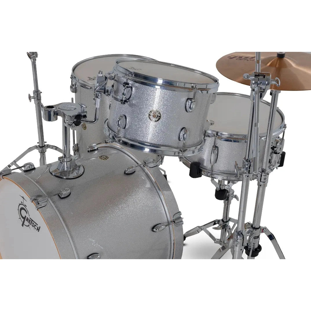 Gretsch Catalina Maple CM2 4pc Drum Set 22/12/16/14 Silver Sparkle