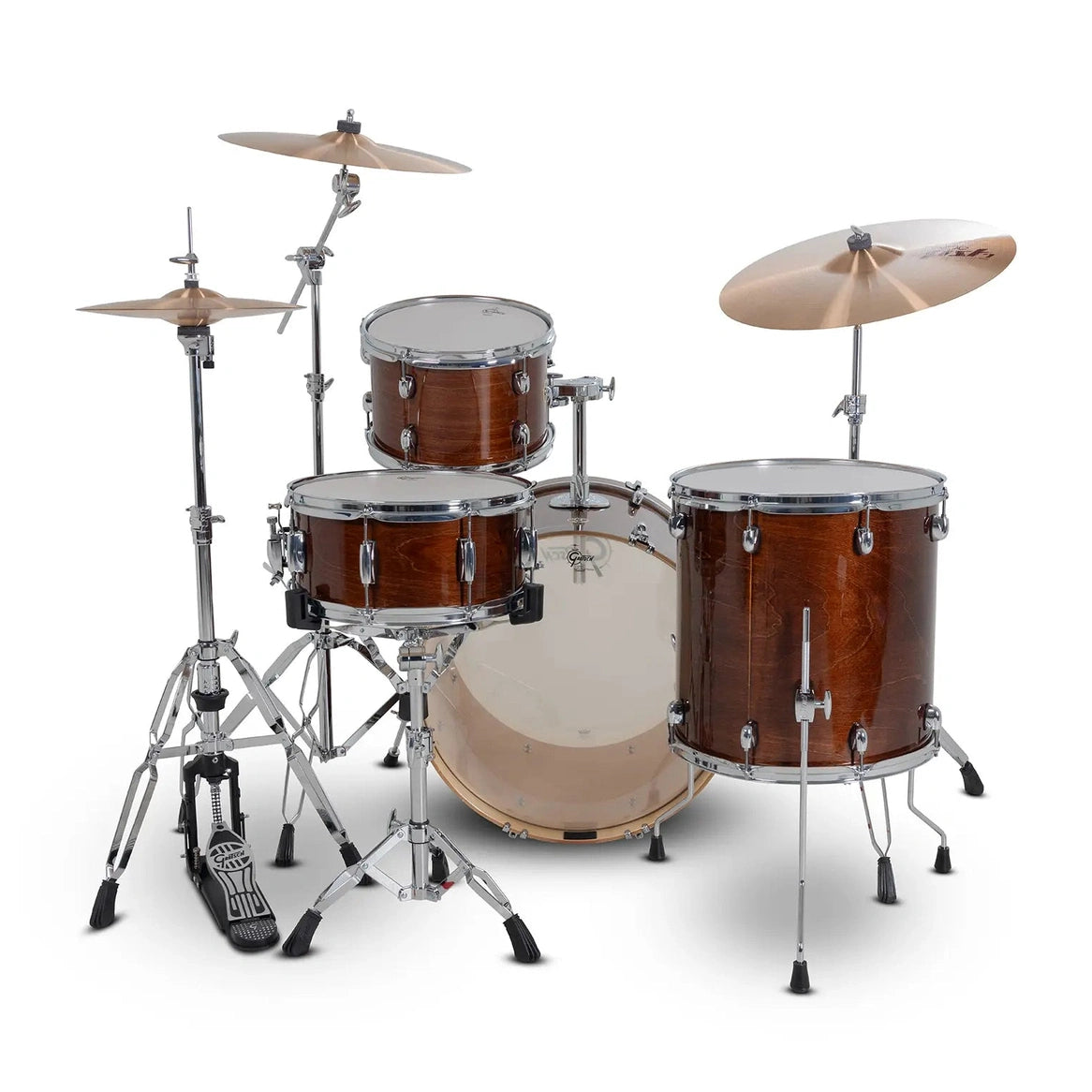 Gretsch Catalina Maple CM2 4pc Drum Set 22/12/16/14 Walnut Glaze