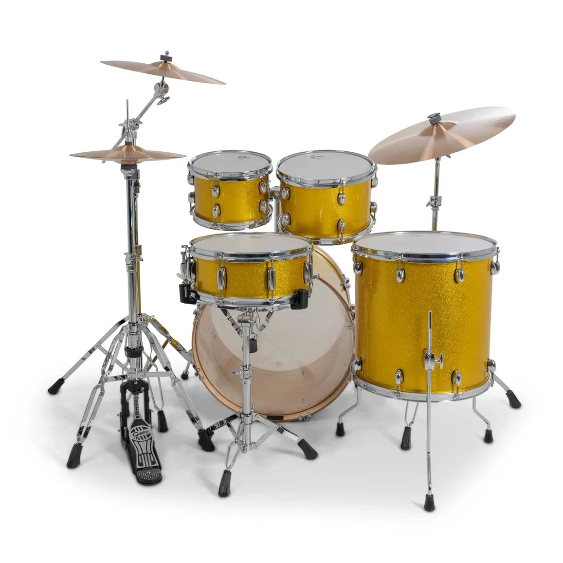 Gretsch Catalina Maple CM2 5pc Drum Set 22/10/12/16/14 Lemon Sparkle