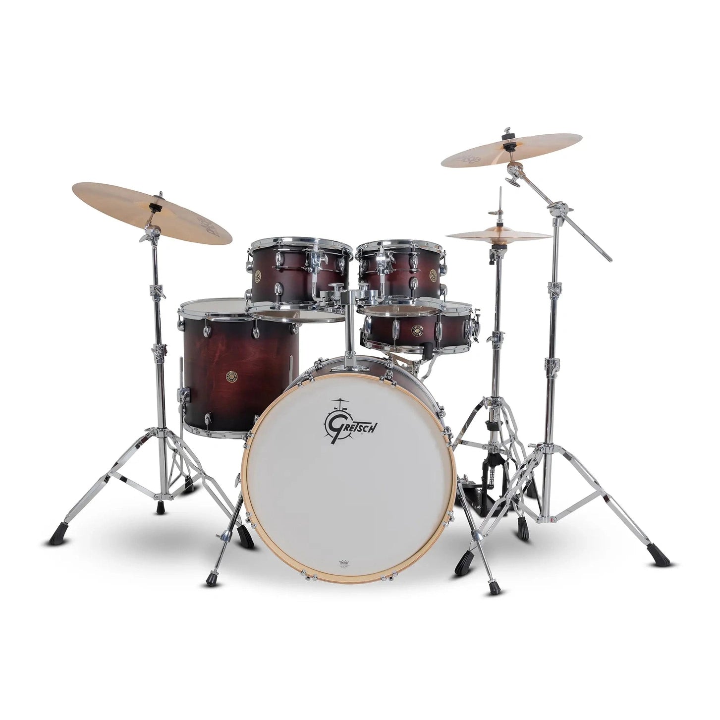 Gretsch Catalina Maple CM2 5pc Drum Set 22/10/12/16/14 Satin Deep Cherry Burst