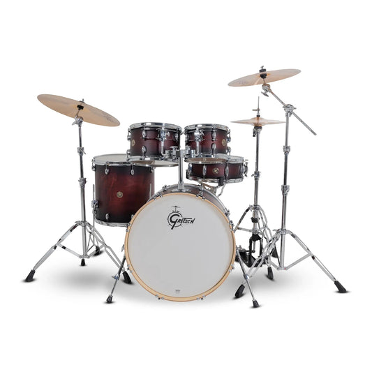 Gretsch Catalina Maple CM2 5pc Drum Set 22/10/12/16/14 Satin Deep Cherry Burst