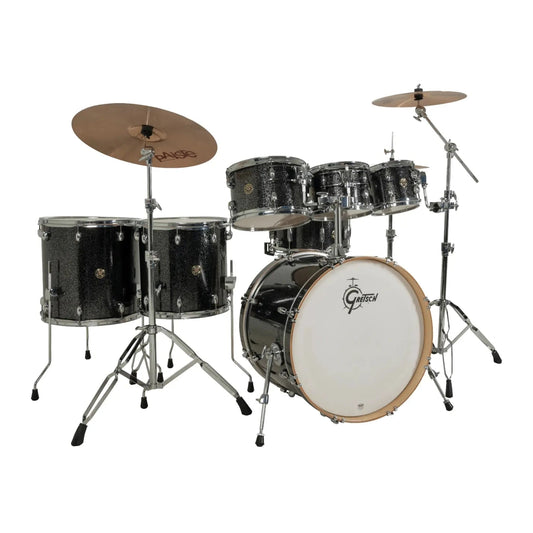 Gretsch Catalina Maple CM2 7pc Drum Set 22/8/10/12/14/16/14 Black Stardust