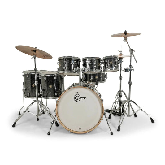 Gretsch Catalina Maple CM2 7pc Drum Set 22/8/10/12/14/16/14 Black Stardust