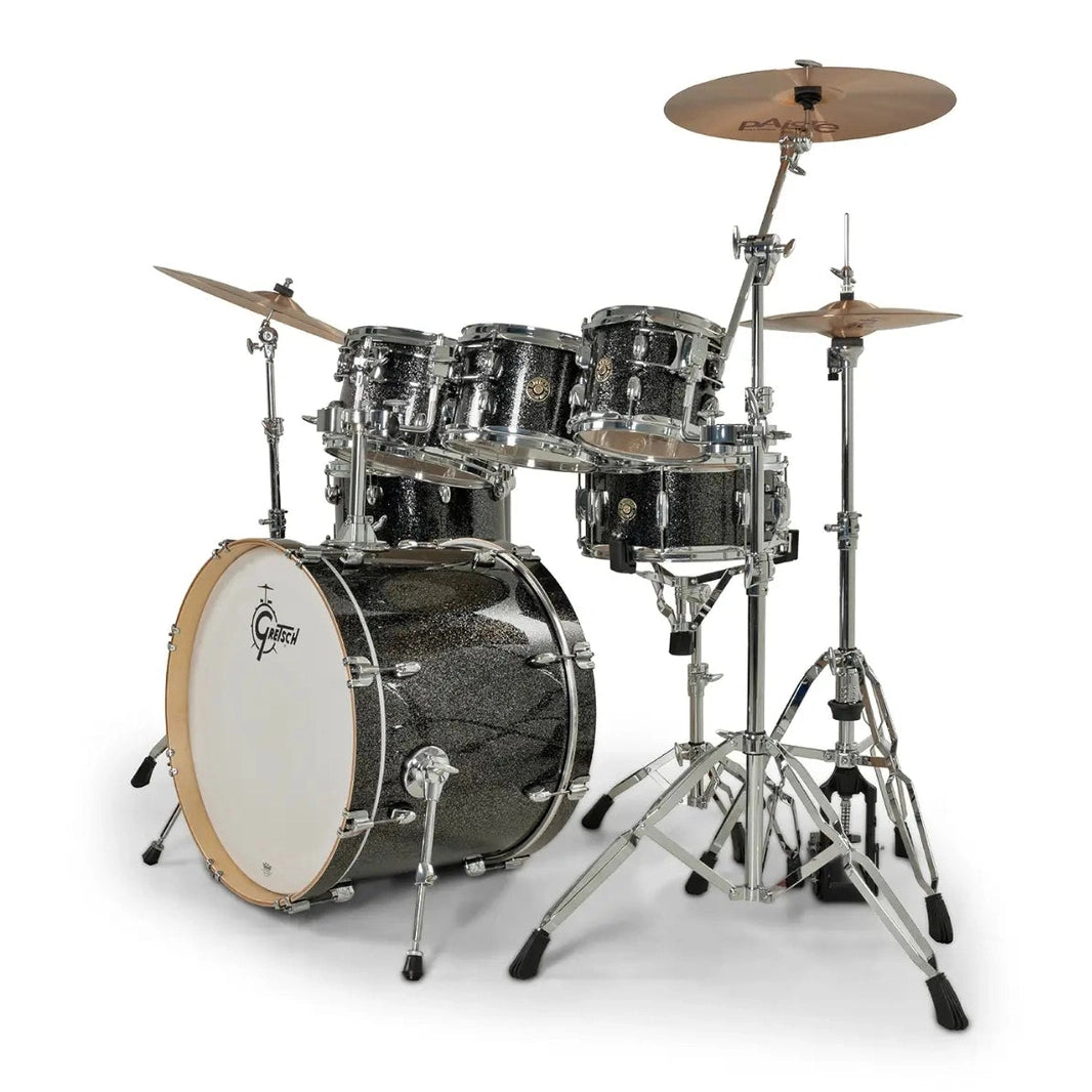 Gretsch Catalina Maple CM2 7pc Drum Set 22/8/10/12/14/16/14 Black Stardust