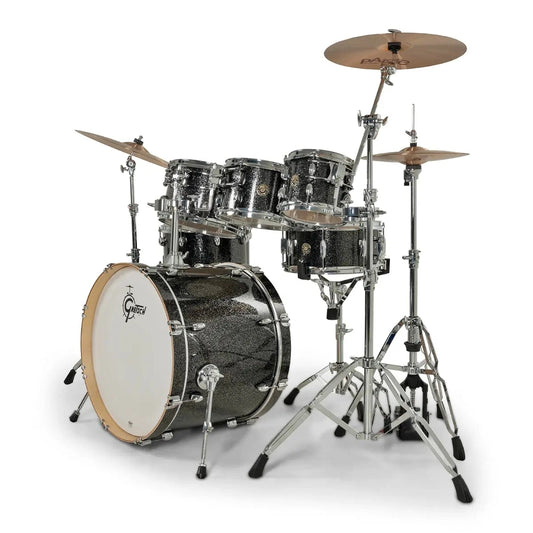 Gretsch Catalina Maple CM2 7pc Drum Set 22/8/10/12/14/16/14 Black Stardust