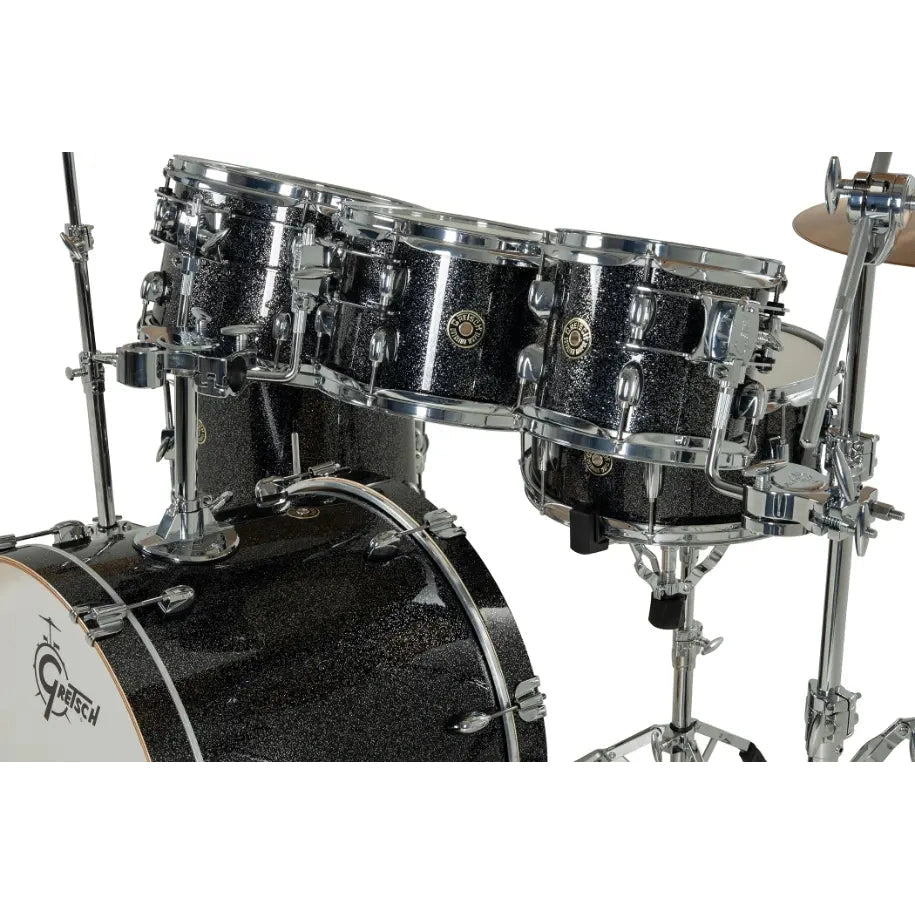 Gretsch Catalina Maple CM2 7pc Drum Set 22/8/10/12/14/16/14 Black Stardust
