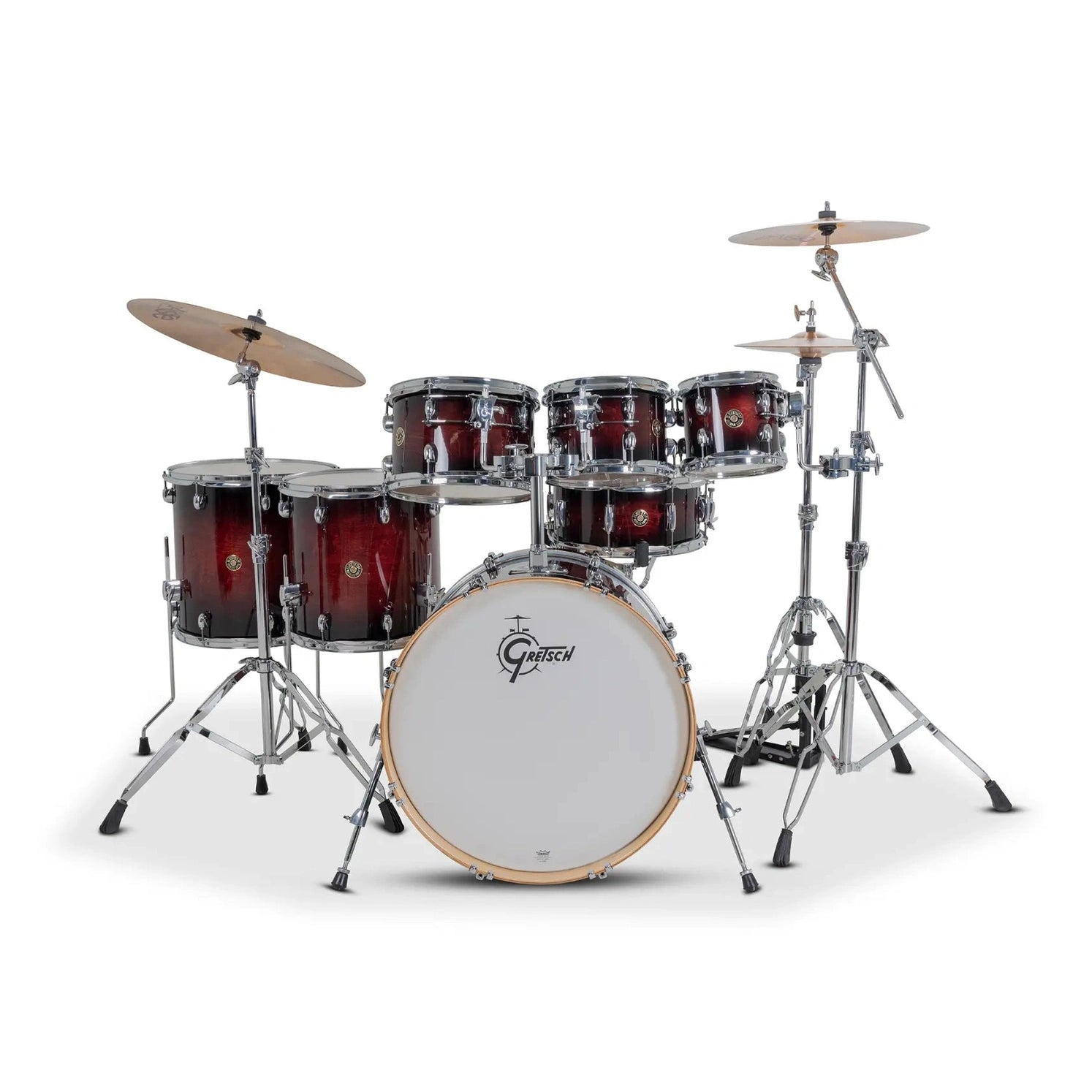 Gretsch Catalina Maple CM2 7pc Drum Set 22/8/10/12/14/16/14 Deep Cherry Burst