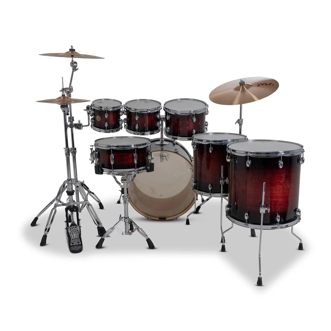 Gretsch Catalina Maple CM2 7pc Drum Set 22/8/10/12/14/16/14 Deep Cherry Burst