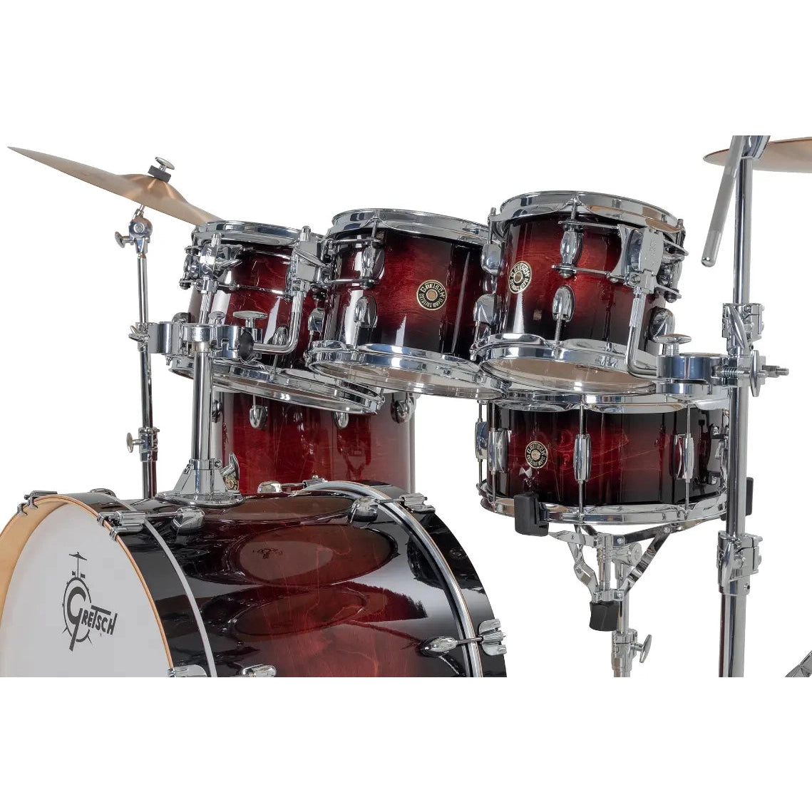 Gretsch Catalina Maple CM2 7pc Drum Set 22/8/10/12/14/16/14 Deep Cherry Burst