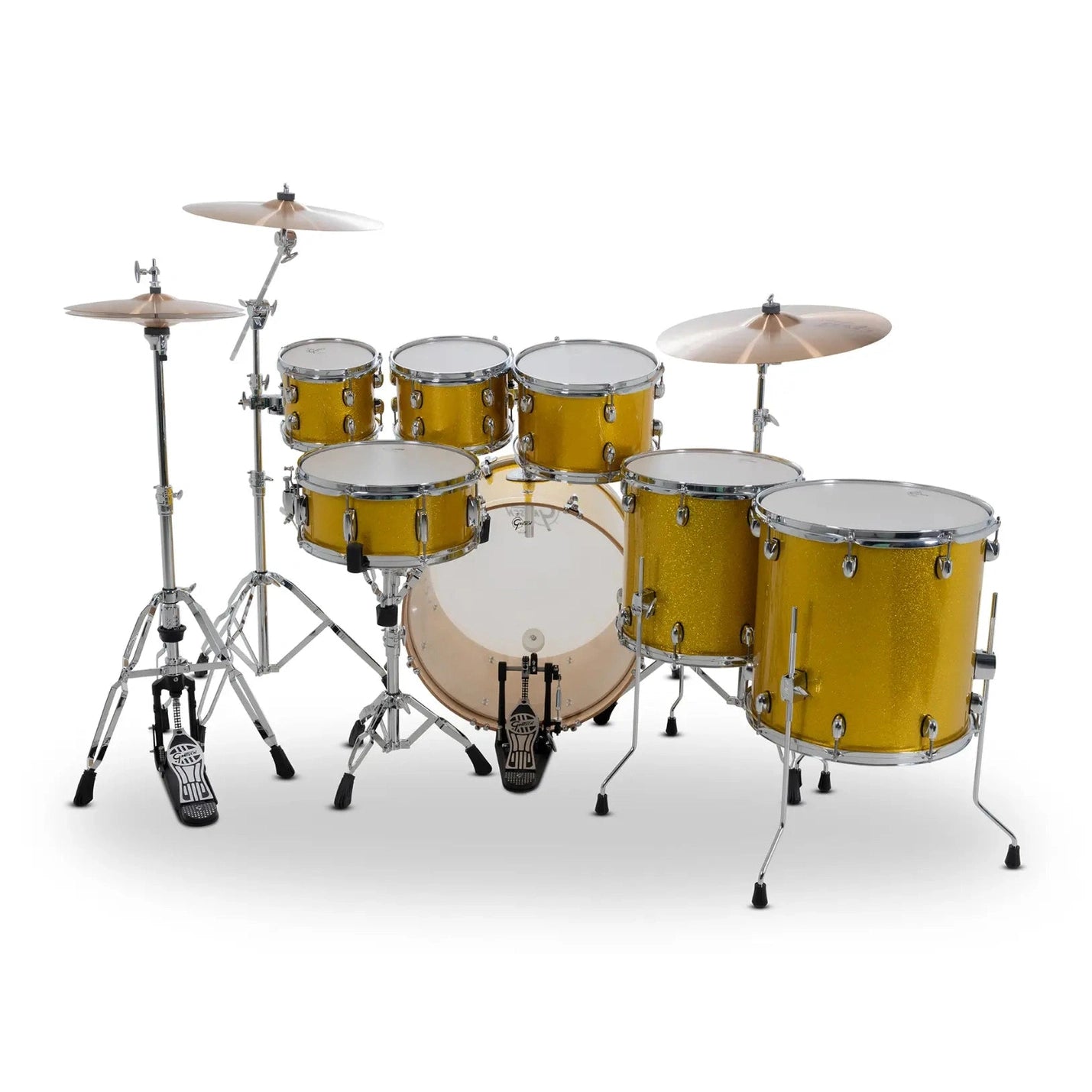 Gretsch Catalina Maple CM2 7pc Drum Set 22/8/10/12/14/16/14 Lemon Sparkle
