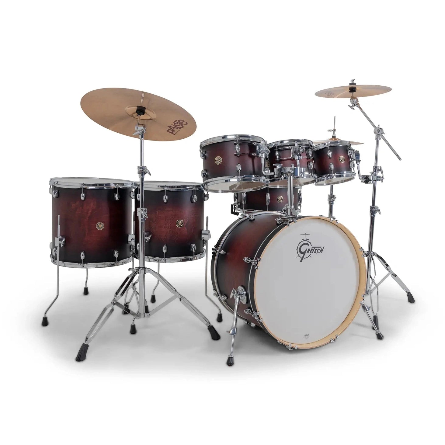 Gretsch Catalina Maple CM2 7pc Drum Set 22/8/10/12/14/16/14 Satin Deep Cherry Burst