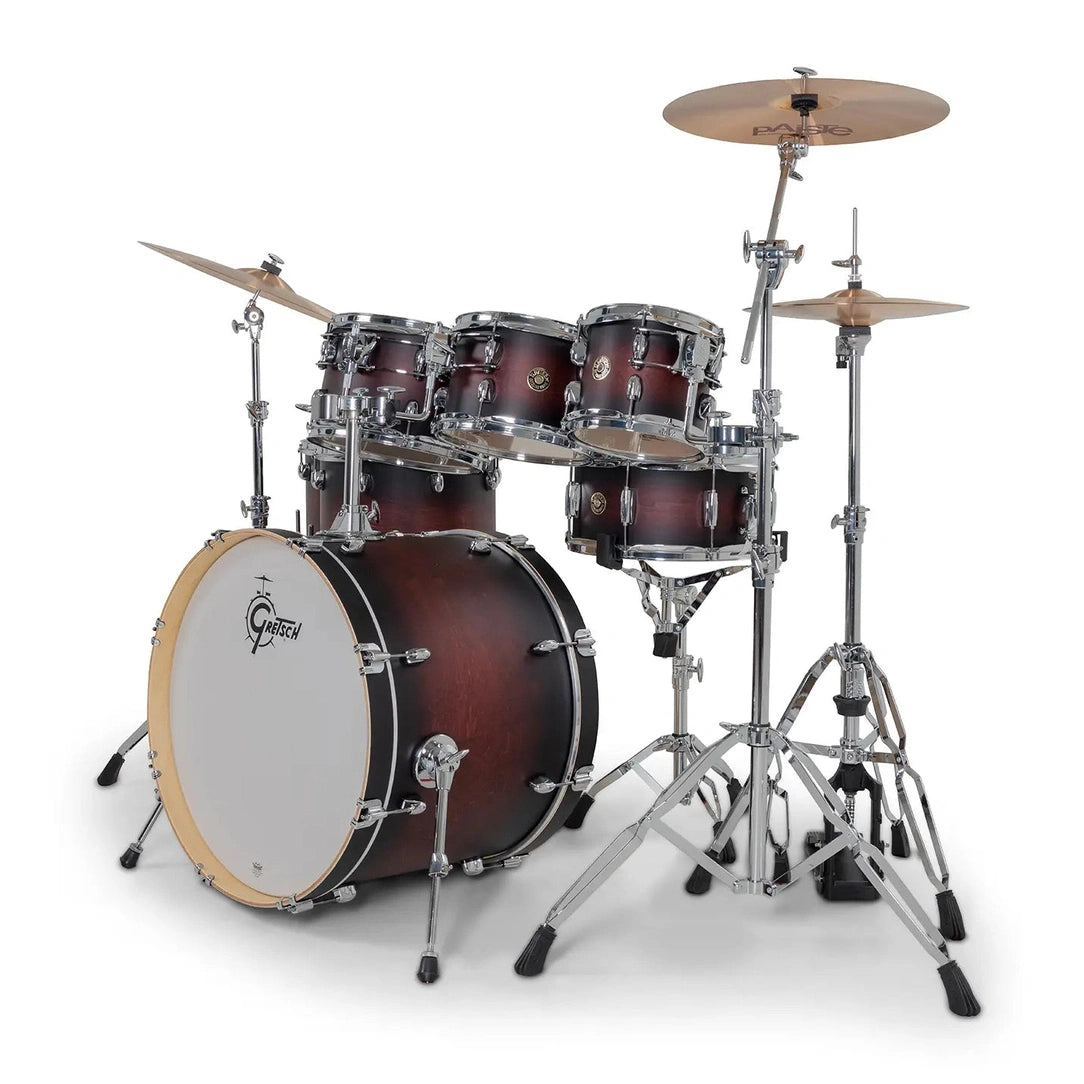 Gretsch Catalina Maple CM2 7pc Drum Set 22/8/10/12/14/16/14 Satin Deep Cherry Burst