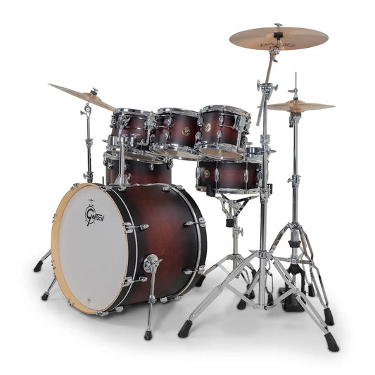 Gretsch Catalina Maple CM2 7pc Drum Set 22/8/10/12/14/16/14 Satin Deep Cherry Burst