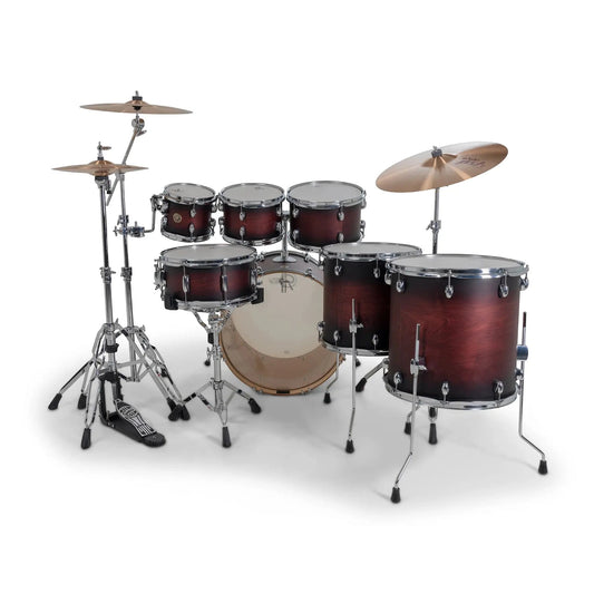Gretsch Catalina Maple CM2 7pc Drum Set 22/8/10/12/14/16/14 Satin Deep Cherry Burst