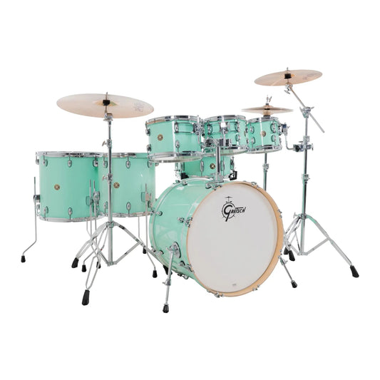 Gretsch Catalina Maple CM2 7pc Drum Set 22/8/10/12/14/16/14 Seafoam Green