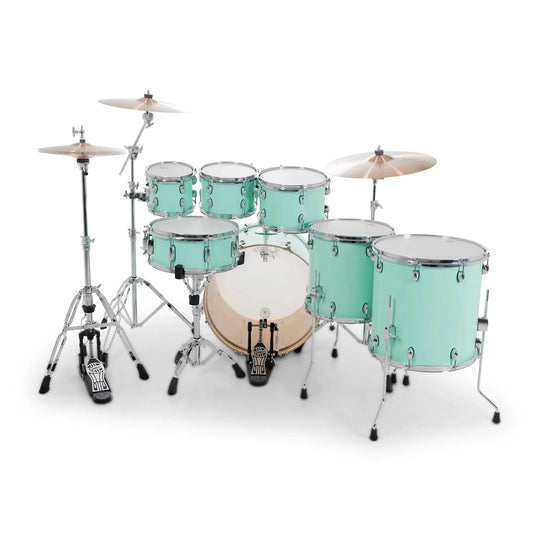 Gretsch Catalina Maple CM2 7pc Drum Set 22/8/10/12/14/16/14 Seafoam Green