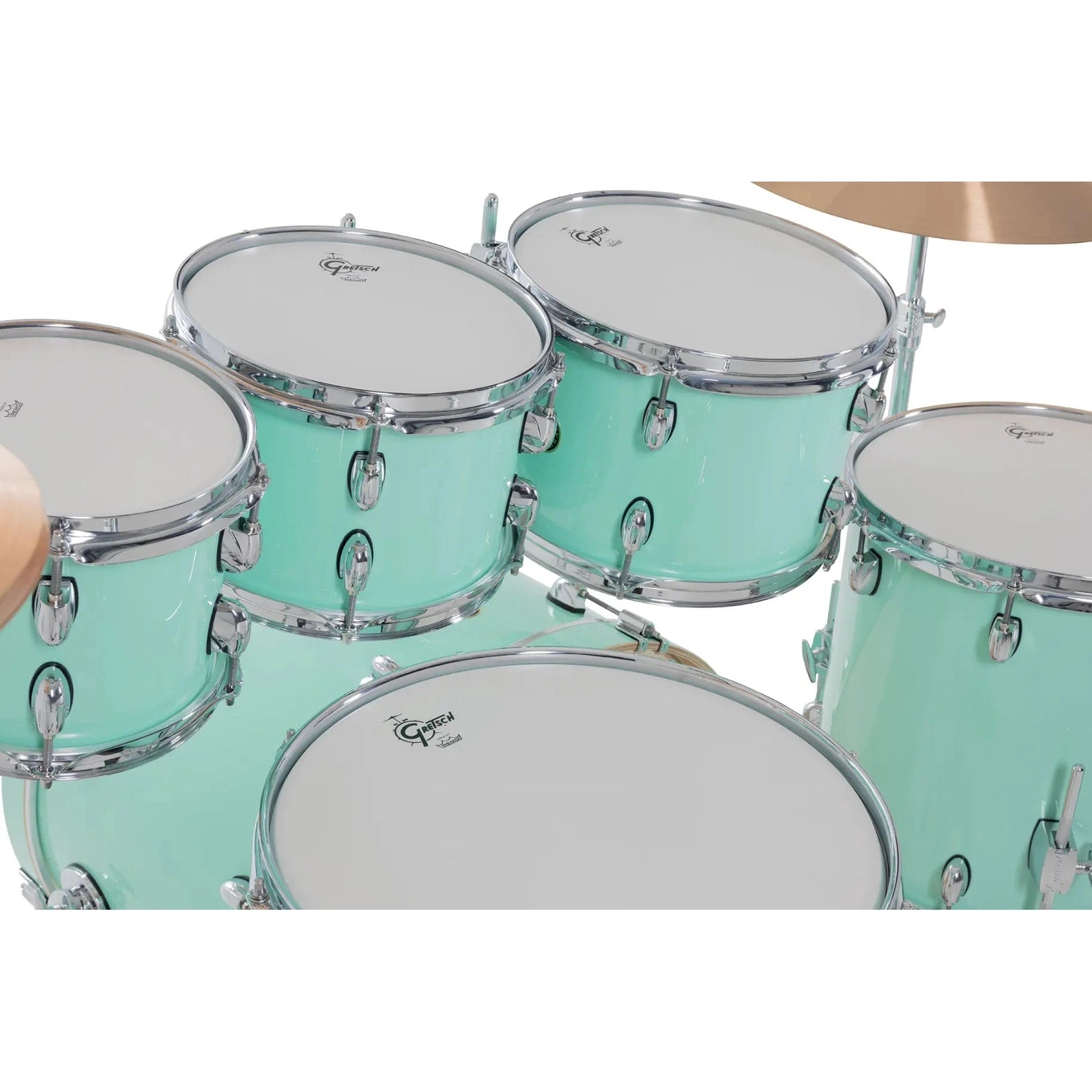 Gretsch Catalina Maple CM2 7pc Drum Set 22/8/10/12/14/16/14 Seafoam Green