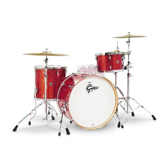 Gretsch Catalina Club 3pc Drum Set 24/13/16 Dark Cherry Sparkle - Drum Center Of Portsmouth