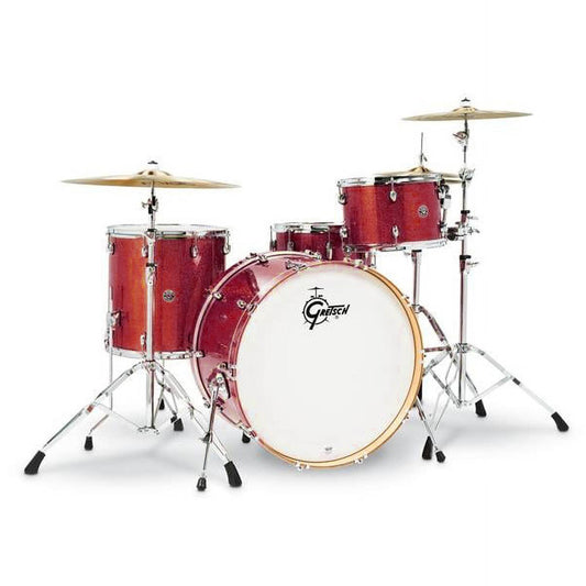 Gretsch Catalina Club 4pc Drum Set 24/13/16/14 Dark Cherry Sparkle - Drum Center Of Portsmouth