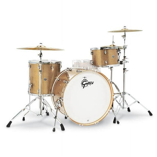 Gretsch Catalina Club 3pc Drum Set 24/13/16 Sahara Sparkle - Drum Center Of Portsmouth