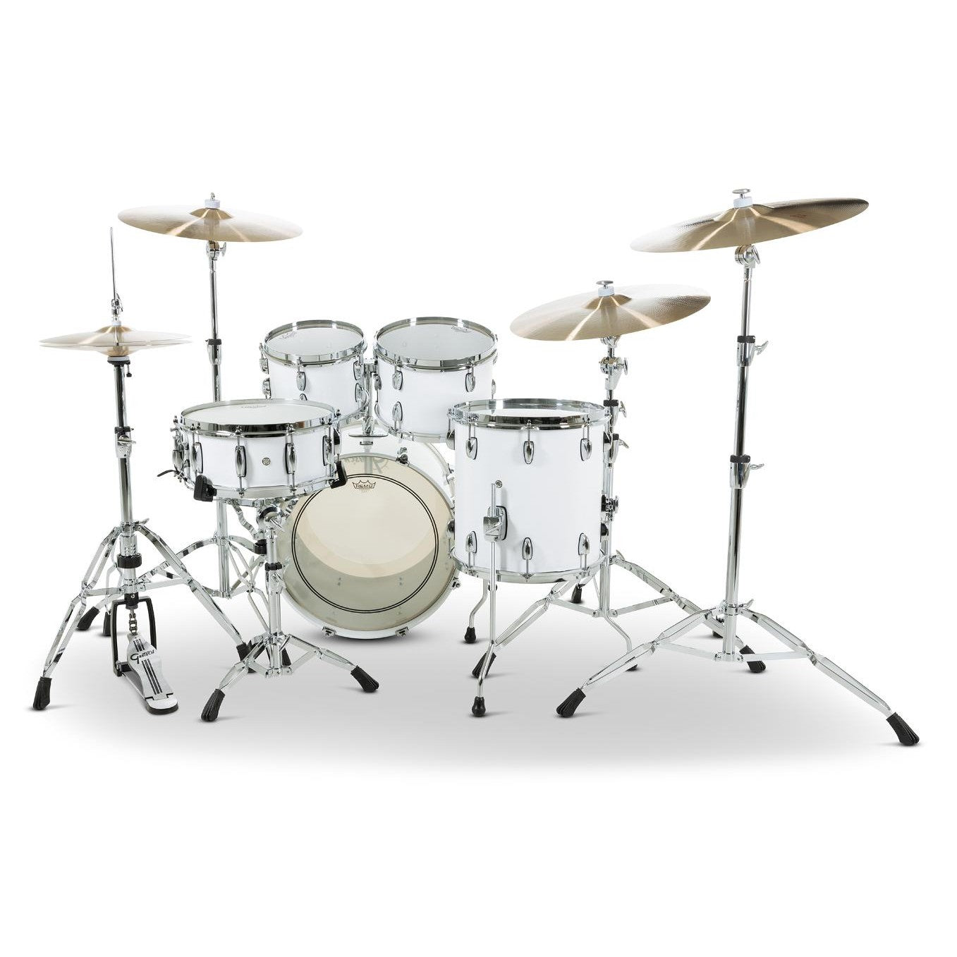 Gretsch Renown 5pc Drum Set Piano White 20/10/12/14/14 - Drum Center Of Portsmouth