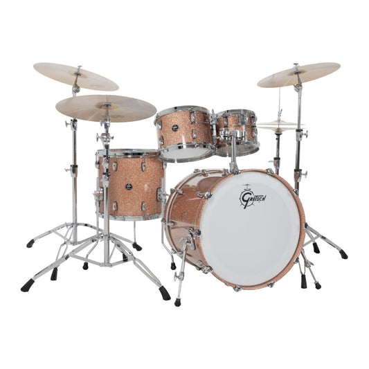 Gretsch Renown 4pc Drum Set Champagne Sparkle 22/10/12/16 - Drum Center Of Portsmouth
