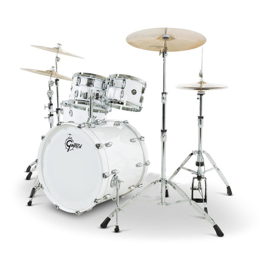 Gretsch Renown 4pc Drum Set Piano White 22/10/12/16 - Drum Center Of Portsmouth