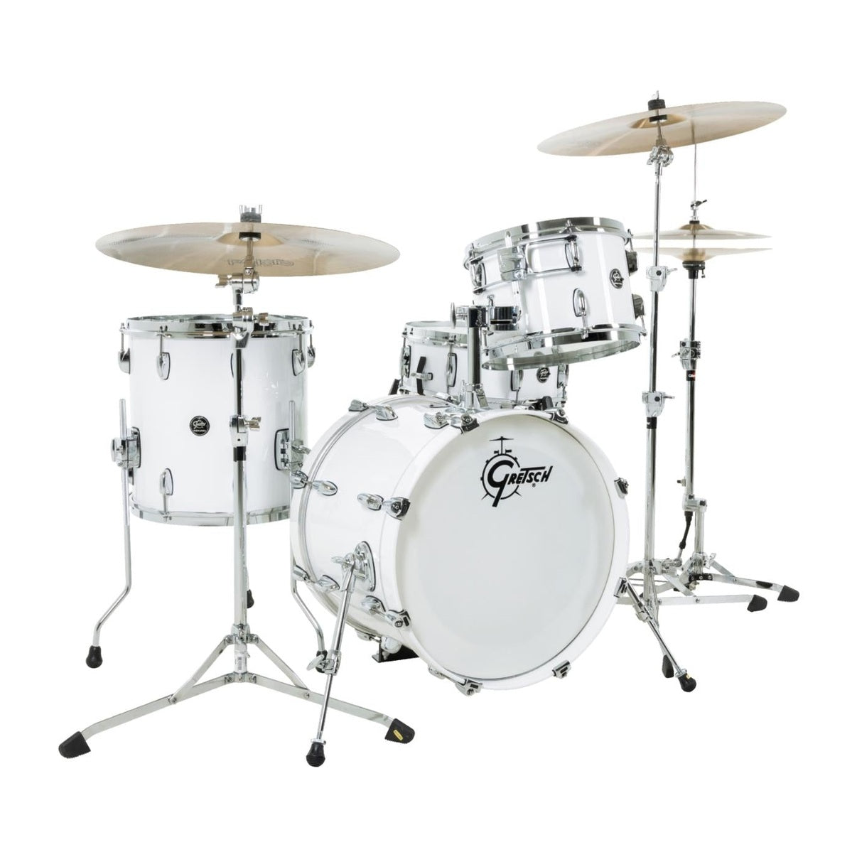 Gretsch Renown 4pc Drum Set Piano White 18/12/14/14 - Drum Center Of Portsmouth