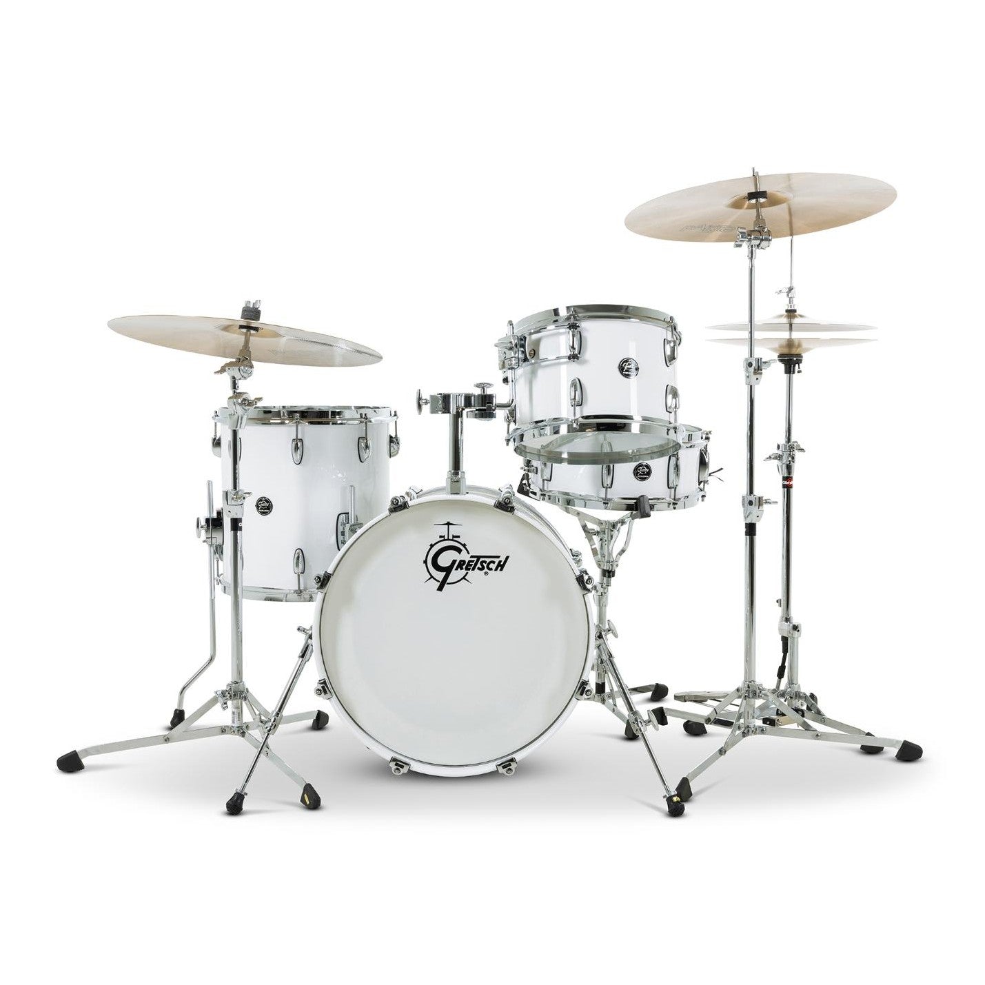 Gretsch Renown 4pc Drum Set Piano White 18/12/14/14 - Drum Center Of Portsmouth