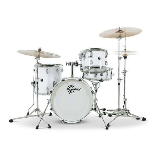 Gretsch Renown 4pc Drum Set Piano White 18/12/14/14 - Drum Center Of Portsmouth
