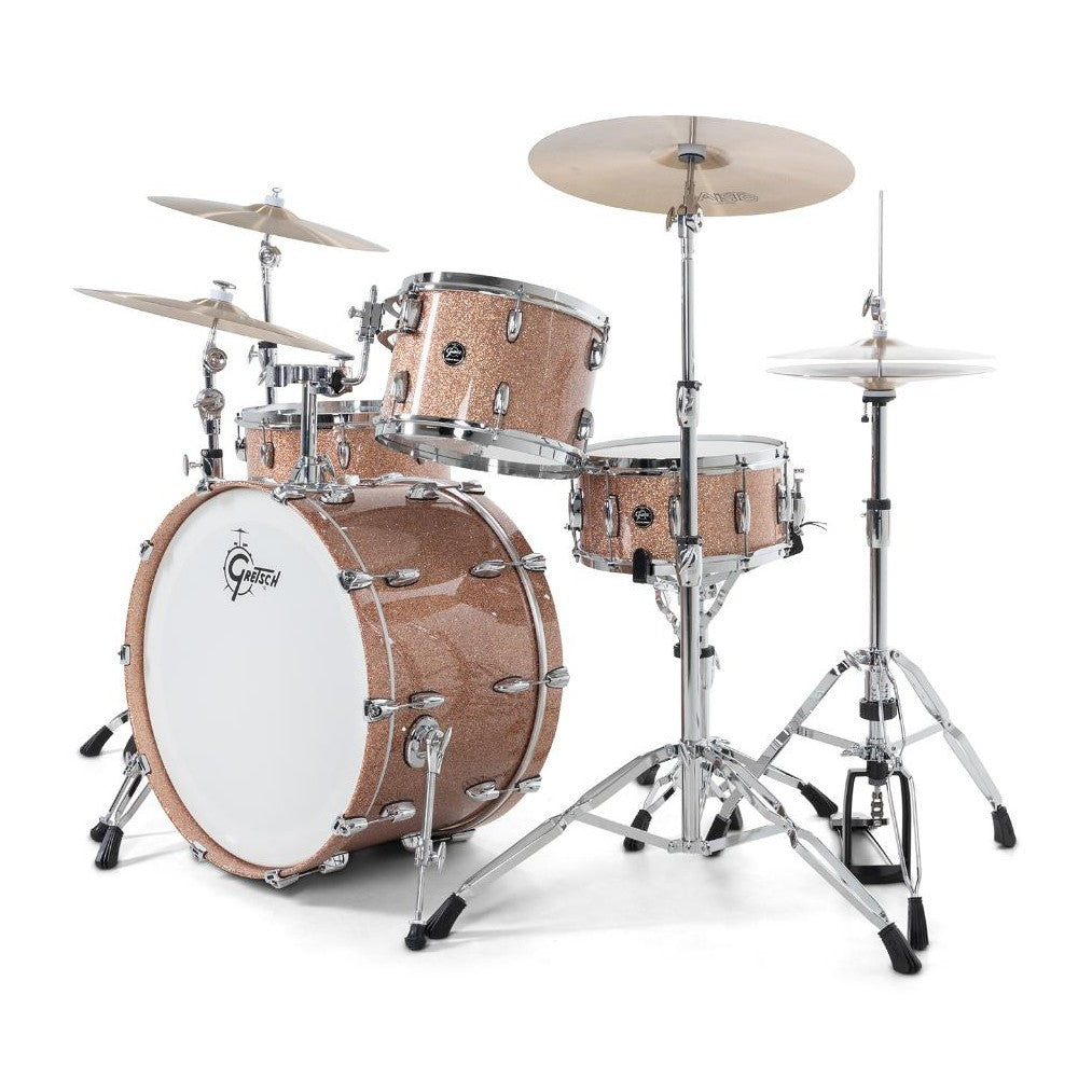 Gretsch Renown 4pc Drum Set Champagne Sparkle 24/13/16/14 - Drum Center Of Portsmouth