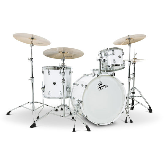 Gretsch Renown 4pc Drum Set Piano White 24/13/16/14 - Drum Center Of Portsmouth