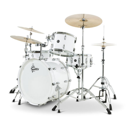 Gretsch Renown 4pc Drum Set Piano White 24/13/16/14 - Drum Center Of Portsmouth