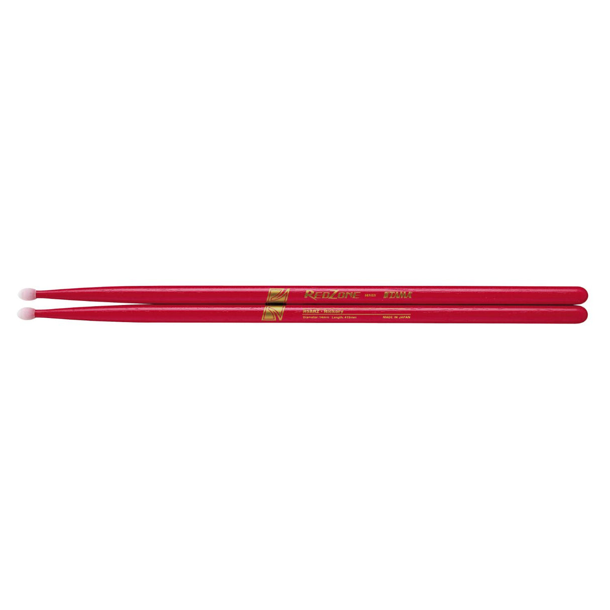 [EMBARGOED - ENABLE JANUARY 10] Tama RedZone Series Hickory Drum Sticks Long 5A Nylon Tip - Drum Center Of Portsmouth