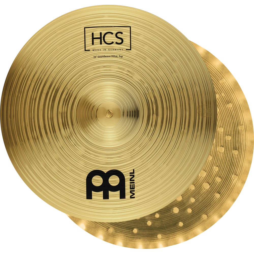 Meinl HCS Soundwave Hi Hat Cymbals 14" - Drum Center Of Portsmouth