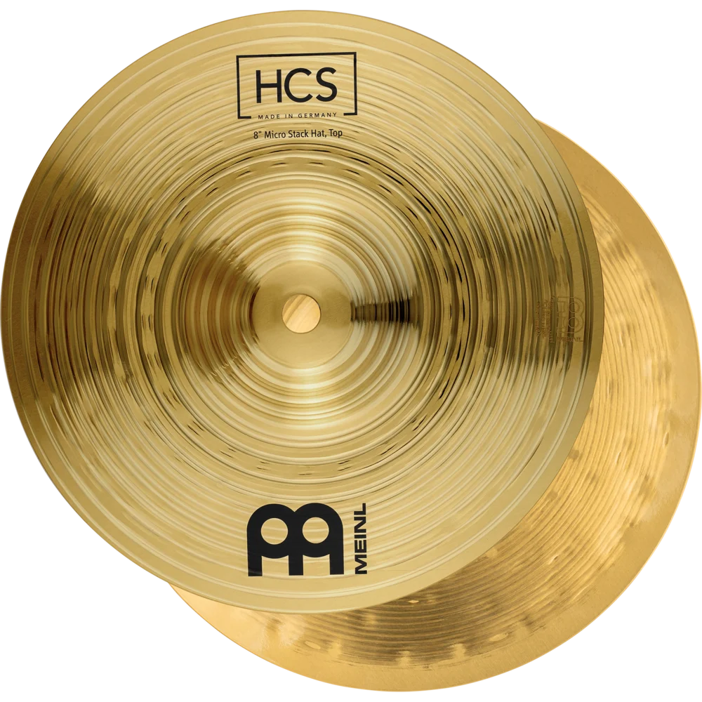 Meinl HCS Micro Stack Hi Hat Cymbals 8