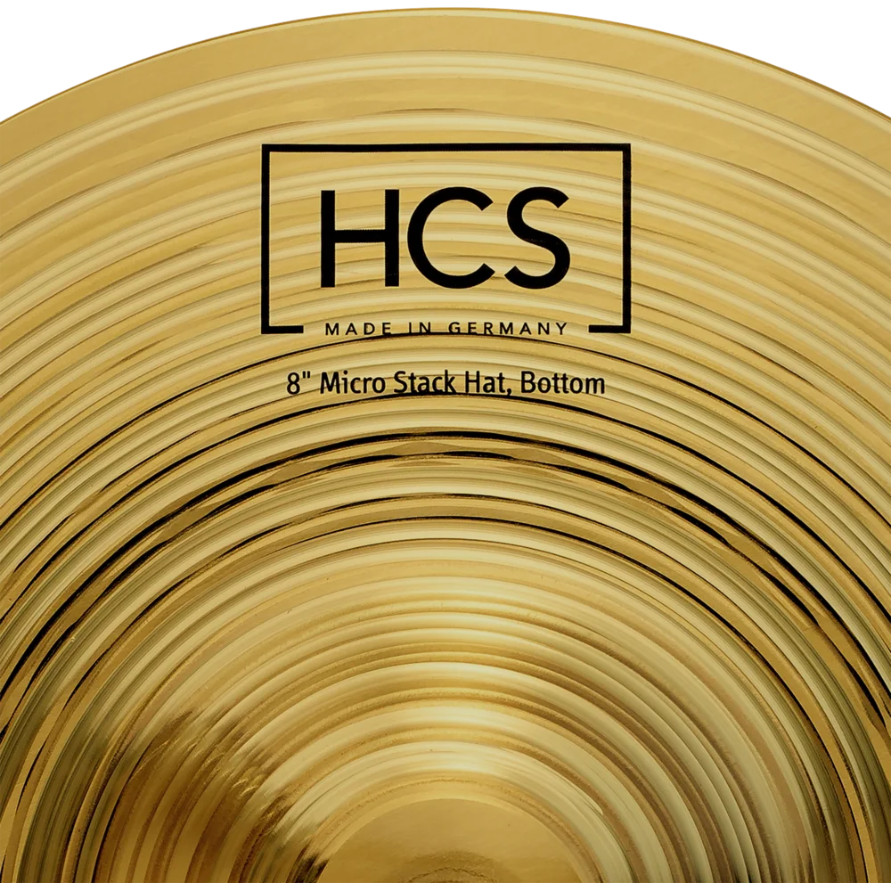 Meinl HCS Micro Stack Hi Hat Cymbals 8" - Drum Center Of Portsmouth