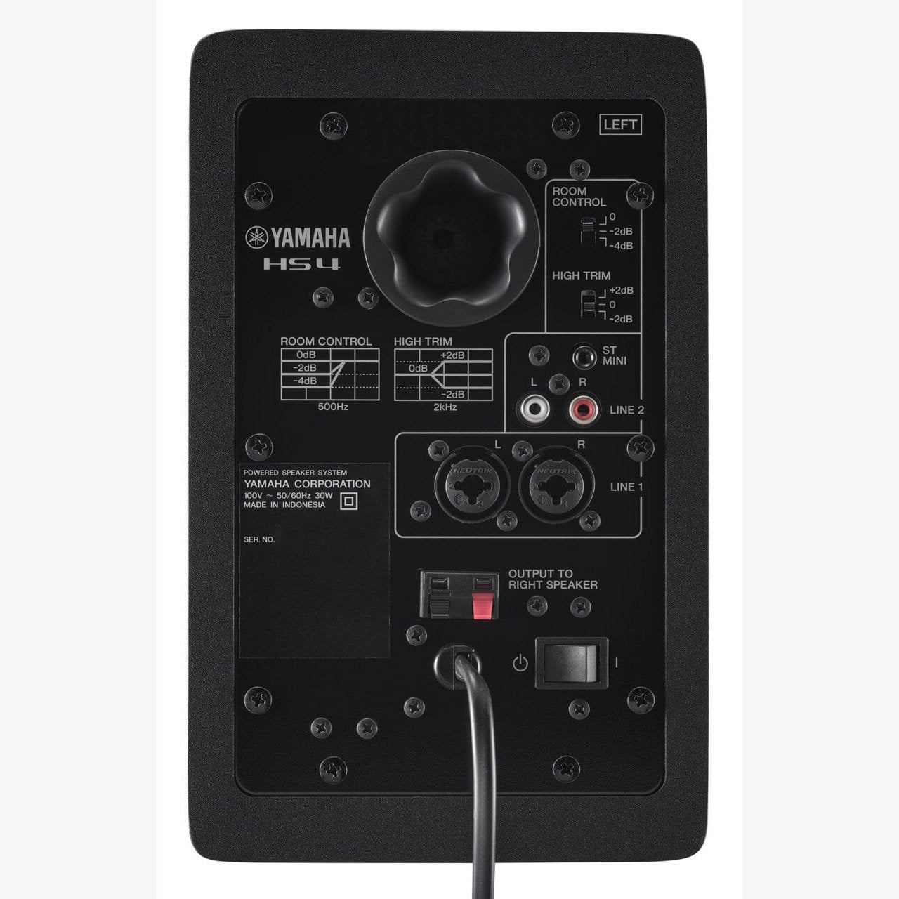 Yamaha HS4 B Powered Studio Monitors 4.5" Black (Pair)
