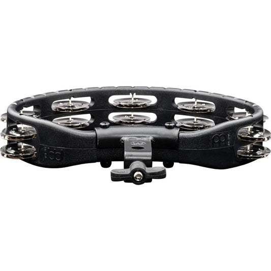 [SO] Meinl Headliner Drum Set Mounted Tambourine Steel Jingles Black - Drum Center Of Portsmouth