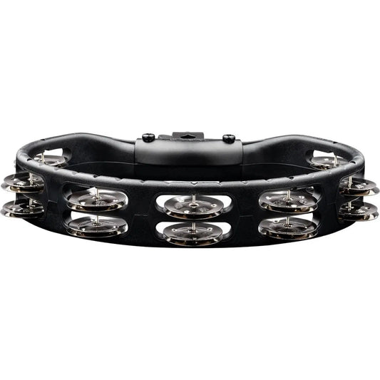 [SO] Meinl Headliner Drum Set Mounted Tambourine Steel Jingles Black - Drum Center Of Portsmouth